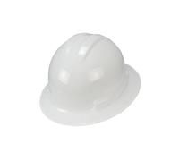 DEWALT Elmetto rigido a 6 punti con cricchetto, a tesa intera, colore bianco