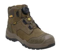 DEWALT Foundry - Stivali antinfortunistici da uomo con sistema BOA Fit System S7 SR SC FO HRO LG ESD, stivali da lavoro larghi, con punta e intersuola in acciaio, pelle nabuk, sistema di fissaggio con