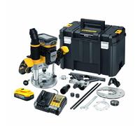 DeWALT Fresa a batteria DCW620H2-QW, 18 V, 5 Ah, fresatrice per scanalature, diametro 36 mm