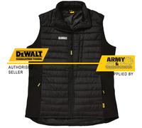 DeWalt Gilet Imbottito Forza Nero Imbottita Leggera Uomo Lavoro Doccia Resistan