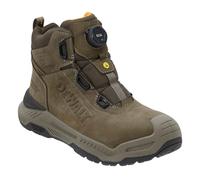 DEWALT Grid X S7S SR FO HRO SC ESD, BOA Fit System, stivali da lavoro con punta e intersuola composite, in pelle nabuk, vestibilità larga, scarpe di sicurezza leggere, Fuoco, 38 EU