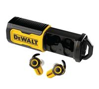 DEWALT Jobsite Pro X2 ANC True Wireless Auricolari Bluetooth da lavoro, con cancellazione attiva del rumore, manopola, 10 ore di autonomia (40+ con custodia), 4 modalità EQ, IP54