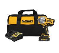 DeWalt - Kit chiave a percussione wireless da 20 V MAX, anello di maiale da 1/2 pollici, batteria e caricabatterie inclusi (DCF961GP1)