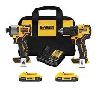 DEWALT - Kit combinato di trapano e impatto di 2 strumenti brushless (DCK227D2)