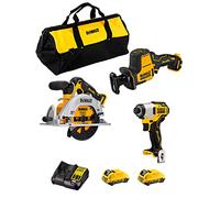 DeWALT Kit D12K303 (DCS512 + DCS312 + DCF801 + 2 x 3,0 Ah + DCB107 + Borsa)