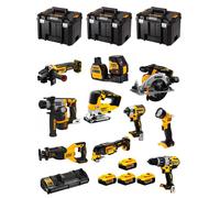 Dewalt kit dck1012p4t (dcd796+dcf887+dcs565+dcs382+ dcs356+dcs334+dch172+dcg405+dce088ng18+dcl040+4x5,0ah +dcb132+3xtstakvi) 5035048809525