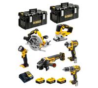 DeWALT kit DCK663P3 (DCD796 + DCF887 + DCS570 + DCS334 + DCG405 + DCL050 + 3 x 5,0 Ah + DCB1104 + 2 x DS300)