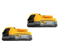 DeWALT Accessori - 2x batterie 18V POWERSTACK 1,7 Ah DCBP034E2