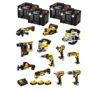 DeWALT Kit DWK1200T (DCD796+DCH273+DCG405+DCF887+DCF894+DCS331+DCS391+ DCS355+DCP580+DCS369+DCL050+DCF620+3x5,0Ah+DCB115)