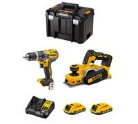 DeWALT Kit DWK207 (DCD796 + DCP580 + 2 x 2,0 Ah + DCB107 + TSTAK VI)