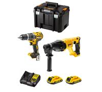 Dewalt kit dwk209 (dcd796 + dch133 + 2 x 2,0 ah + dcb107 + tstak vi) 8435587916741