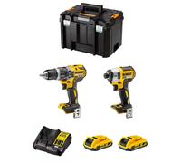 DeWALT Kit DWK211 (DCD796 + DCF887 + 2 x 2,0 Ah + DCB107 + TSTAK VI)