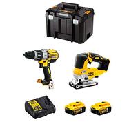 DeWALT Kit DWK215 (DCD996 + DCS334 + 2 x 5,0 Ah + DCB115 + TSTAK VI)