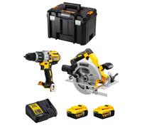 DeWALT Kit DWK216 (DCD996 + DCS570 + 2 x 5,0 Ah + DCB115 + TSTAK VI)