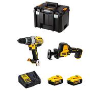 DeWALT Kit DWK217 (DCD996 + DCS369 + 2 x 5,0 Ah + DCB115 + TSTAK VI)