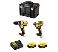 DeWALT Kit DWK224 (DCD996 + DCF887 + 2 x 5,0 Ah + DCB115 + TSTAK VI)