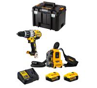Dewalt kit dwk225 (dcd996 + dwh161 + 2 x 5,0 ah + dcb115 + tstak vi) 8435587916901