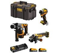 DeWALT Kit DWK304PS (DCH172 + DCF850 + DCG405 + 2 x 1,7 Ah + DCB132 + DS400)