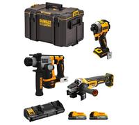 DeWALT Kit DWK304PS (DCH172 + DCF850 + DCG405 + 2 x 1,7 Ah + DCB132 + DS400)