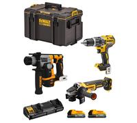 DeWALT Kit DWK305PS (DCH172 + DCD796 + DCG405 + 2 x 1,7 Ah + DCB132 + DS400)