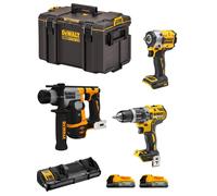 DeWALT Kit DWK306PS (DCH172 + DCF921 + DCD796 + 2 x 1,7 Ah + DCB132 + DS400)