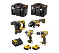 DeWALT Kit DWK400 (DCD796 + DCH273 + DCG405 + DCF887 + 2 x 5,0 Ah + DCB115 + 2 x TSTAK VI)