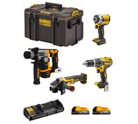 Dewalt kit dwk405ps (dch172 + dcf921 + dcd796 + dcg405 + 2 x 1,7 ah + dcb132 + ds400) 8435587925866