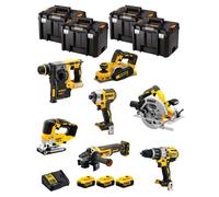 DeWALT Kit DWK701T (DCD996 + DCH273 + DCG405 + DCF887 + DCS334 + DCS570 + DCP580