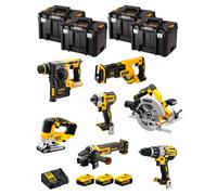 Dewalt kit dwk703t (dcd996 + dch273 + dcg405 + dcf887 + dcs334 + dcs570 + dcs367 + 3 x 5,0 ah + dcb115 + 4 x tstak vi) 8435587919193