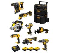 Dewalt kit dwk802 (dcd796 + dch273 + dcg405 + dcf887 + dcs355 + dcs369 + dcs391 + dcl050 + 3 x 5,0 ah + dcb115 + caddy 3en1) 8435587917052
