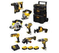 Dewalt kit dwk804 (dcd796 + dch273 + dcg405 + dcf887 + dcs331 + dcs369 + dcs391 + dcl050 + 3 x 5,0 ah + dcb115 + caddy 3en1) 8435587917076