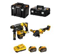 DeWALT Kit FVK271X2-QW 54V/18V (DCH333 + DCG418 + 2 x 9,0 Ah + DCB118 + TSTAK II