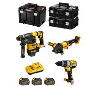 DeWALT Kit FVK381T3HD-QW 54V/18V (DCH333 + DCD996 + DCG418 + 3 x 6,0 Ah + DCB118