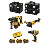 DeWALT Kit FVK381X3HD-QW 54V/18V (DCH333 + DCD996 + DCG418 + 3 x 9,0 Ah + DCB118