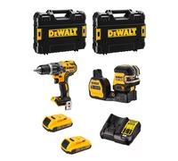 DeWALT kit MTPROF01 (DCD796 + DCE088NG18 + 2 x 2,0 Ah + DCB107 + 2 x TSTAK II)
