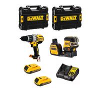 DeWALT kit MTPROF03 (DCD996 + DCE088NG18 + 2 x 2,0 Ah + DCB107 + 2 x TSTAK II)
