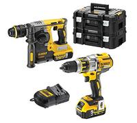 DeWalt Kit Wireless Trapano percussione + Tassellatore SDS Plus DCK220P2T-IT