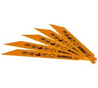 DeWalt, LAMA PER SEGA ORIZZONTALE, LAMA BI, METAL, 152 x 1,4 mm, 5 pezzi