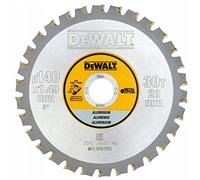DEWALT LAME CIRCOLARI TAGLIO ALLUMINIO E METALLI NON FERROSI - Diam. 140 x 20 30 Denti Alluminio, DT1910-QZ