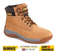 Dewalt Lavoro Stivali Punta Rinforzata con Lacci Hiker pelle Nubuck Scarpe Miele