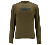 Dewalt Manica Lunga Performance T-Shirt Traspirante Elasticizzato Lavoro Felpa