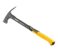 Dewalt Martello da carpentiere Mig Weld con testa zigrinata da 400 g, il suo design leggero produce un'oscillazione rapida e riduce la fatica.