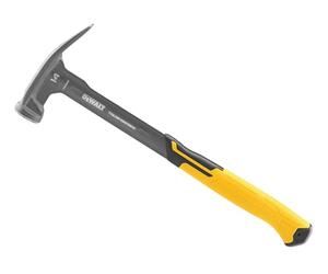 Dewalt Martello da carpentiere Mig Weld con testa zigrinata da 400 g, il suo design leggero produce un'oscillazione rapida e riduce la fatica.