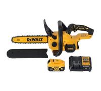 DEWALT Motosega compatta brushless 18V XR 30cm con batteria da 5Ah inclusa, DCMCS565P1-QW