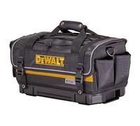 DeWalt Multitak - Borsa per attrezzi facile accesso con coperchio a righe