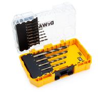 Dewalt Nero E Oro Metallo Perforazione Set IN Collegabile Custodia 14 Pezzi