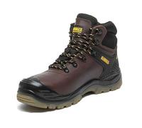 DEWALT Newark S3 - Stivali impermeabili da uomo di sicurezza, colore: marrone