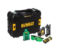 DEWALT Nivel Láser autonivelante verde de 2 líneas en cruz (horizontal y vertical) + Medidor láser de distancias con alcance de 30m per qualità e praticità per uso pratico risultati affidabili 2 l