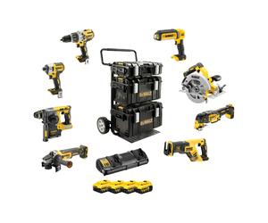 DEWALT Pacchetto combinato di utensili a batteria 8 pz., 18V / 5 Ah DCK853P4-QW Quantità:1