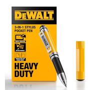 DEWALT Penna stilo 3 in 1 DEWALT, penna stilo tascabile, penna a sfera Edc con punta stilo, cartucce di inchiostro incluse, regali per papà